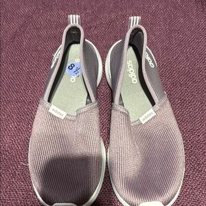 Adidas Mauve Slip-On Shoes